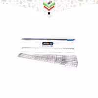 خط کش 30 سانت کریستالی آریا کد 8031