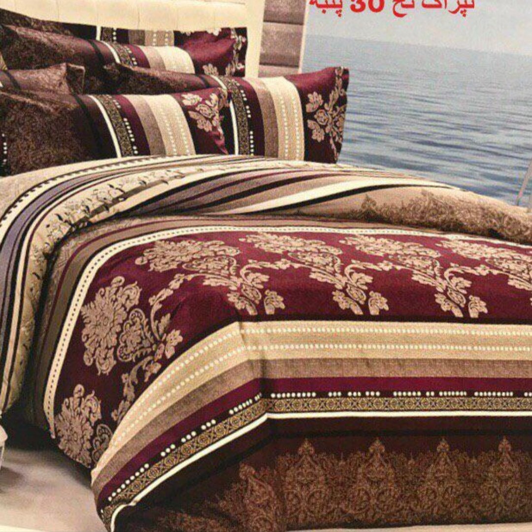 سرویس لحاف روتختی دونفره 6 تکه مدل دیاموند
