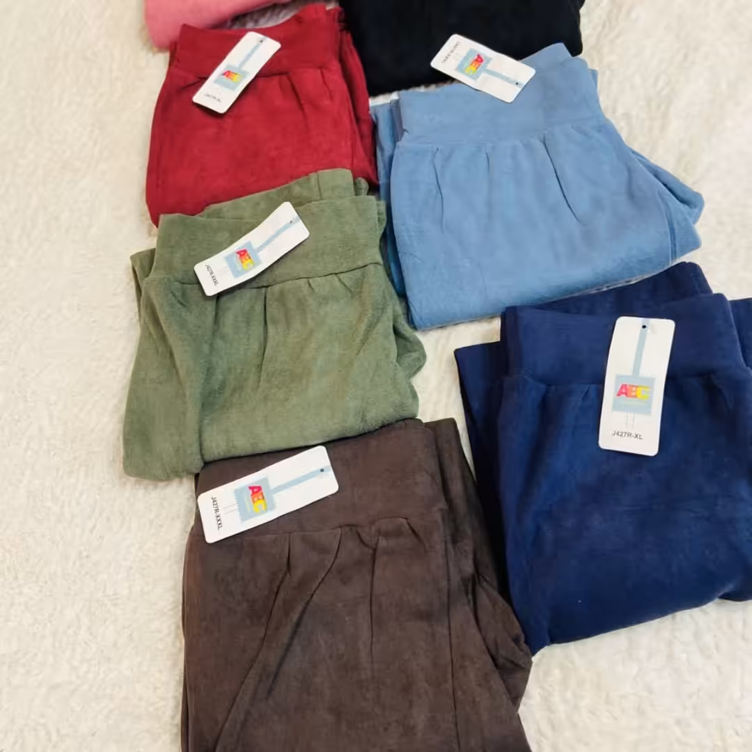 شلوارداخل خز بیرونی وراحتی مخمل پاییزه