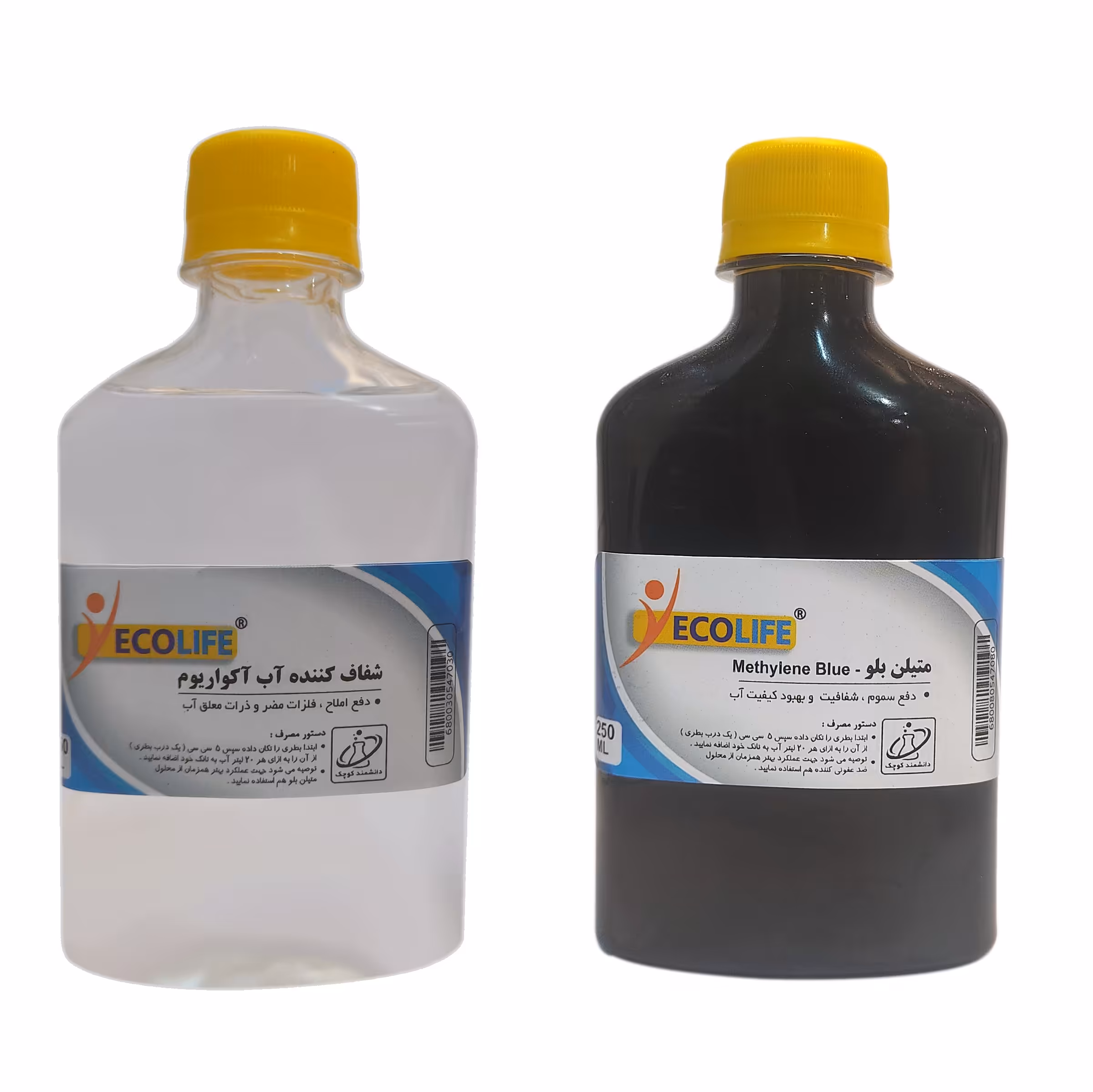 محلول شفاف کننده و متیلن بلو آب آکواریوم دانشمند کوچک حجم 500 میلی لیتر 