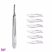 مجموعه دسته تیغ جراحی،تیغ استریل بایوتک کد SKJW0064