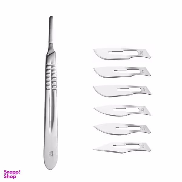 مجموعه دسته تیغ جراحی،تیغ استریل بایوتک کد SKJW0064