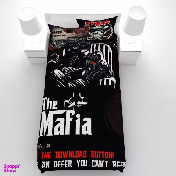 سرویس خواب مدل مافیا یکنفره 5 تکه