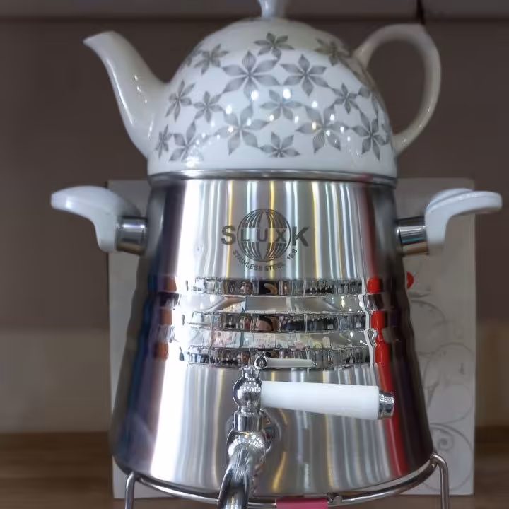 کتری و قوری لوکس کد 8023 با دو سال ضمانت 