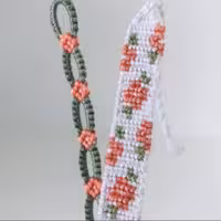 دستبند دوستی طرح گل