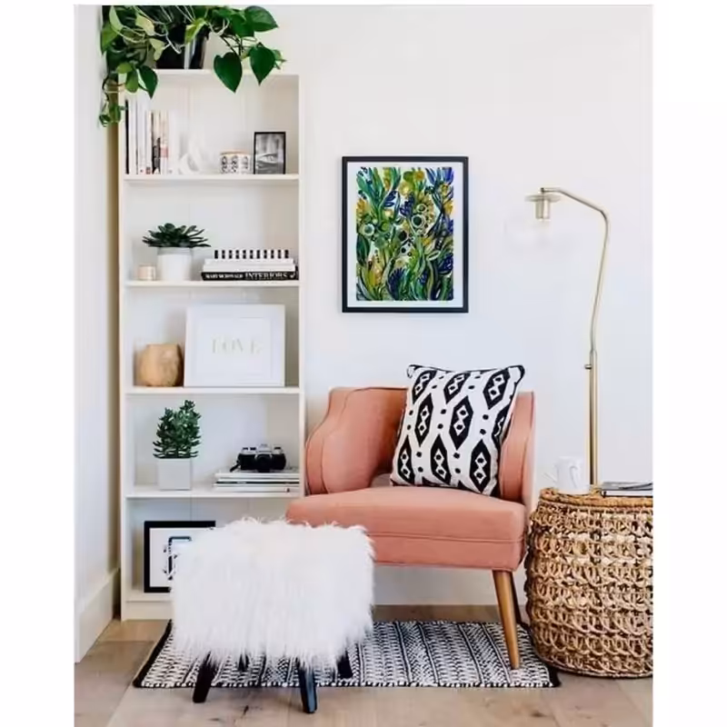 کتابخانه مدل ایکیا در سه جنس و هر رنگ و ابعاد  به صورت پس کرایه کابینوود