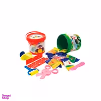 خمیر سطلی آریا (Aria) مدل پلمپ دار بسته 6 رنگ