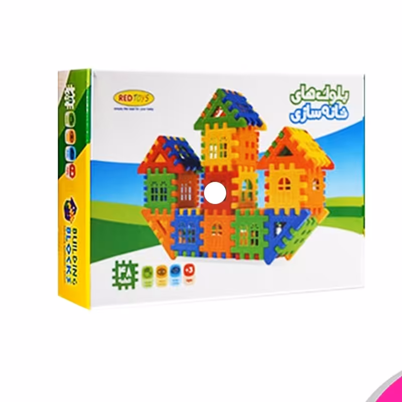 اسباب بازی فکری بلوک های خونه سازی48قطعه