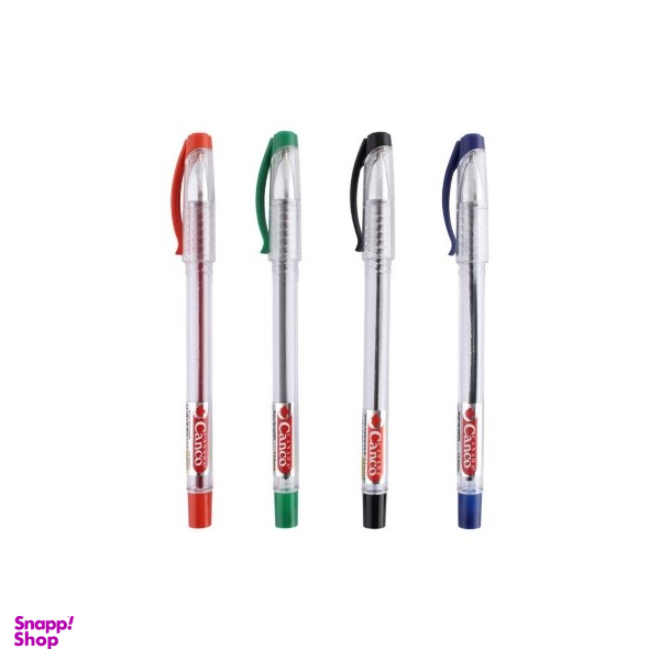 خودکار 1.0 کنکو (Canco) مدل فینو بسته 4 عددی رنگ چند رنگ