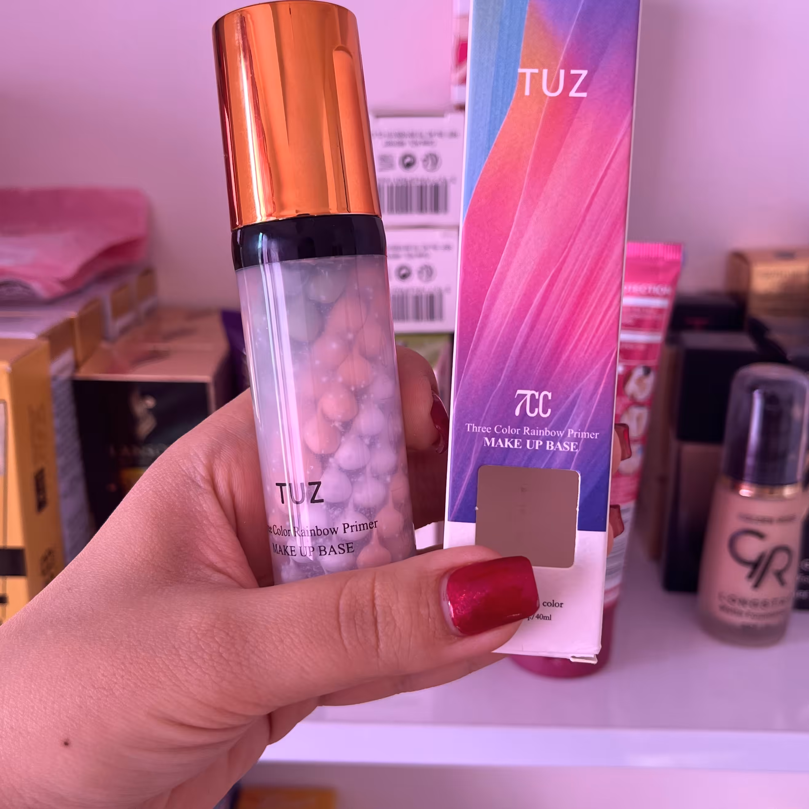 پرایمر رنگی زیر ساز ارایش اورجینال توز  