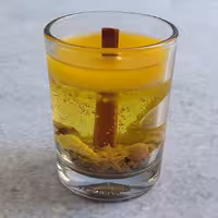 شمع شات دریایی زرد برای ارائه هدیه ارزان و دکور میز تحریر 