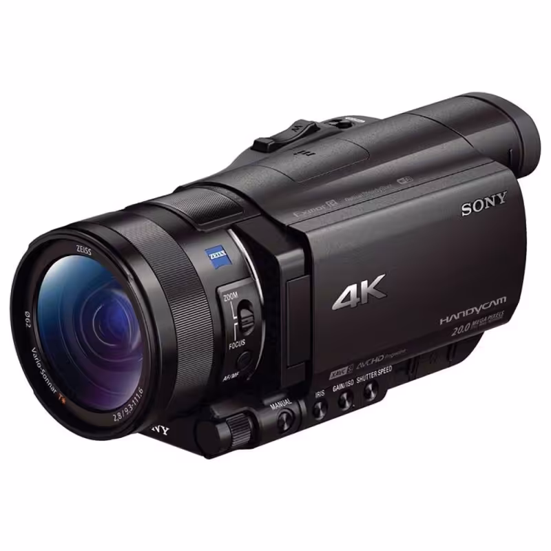دوربین فیلم برداری سونی مدل Sony FDR-AX100E 4K Ultra HD
