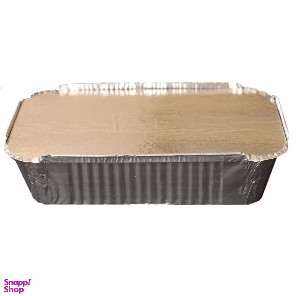 ظرف یکبار مصرف کد 2 بسته 25 عددی رنگ نقره ای