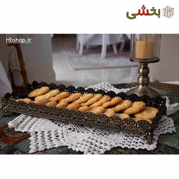 رولت خوری آنتیک زمرد مدل مستطیل کد 218