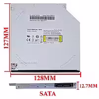 درایو لپ تاپ دی وی دی رایتر فیلیپس لایتون Sata Slim 12.7mm هجده ماه گارانتی