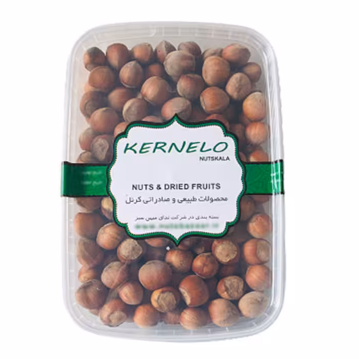 فندق خام طبیعی ایرانی کرنلو -   500 گرم خالص