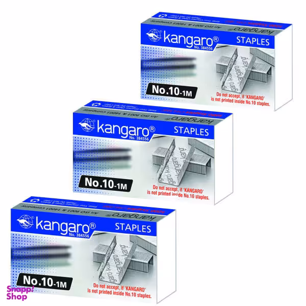 سوزن منگنه کانگرو سایز 10/1 بسته 3000 عددی