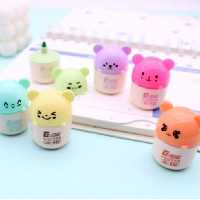 ماژیک هایلایتر طرح موش..دو رنگ زرد و نارنجی‌‌‌‌..ارتفاع حدود 4 سانت