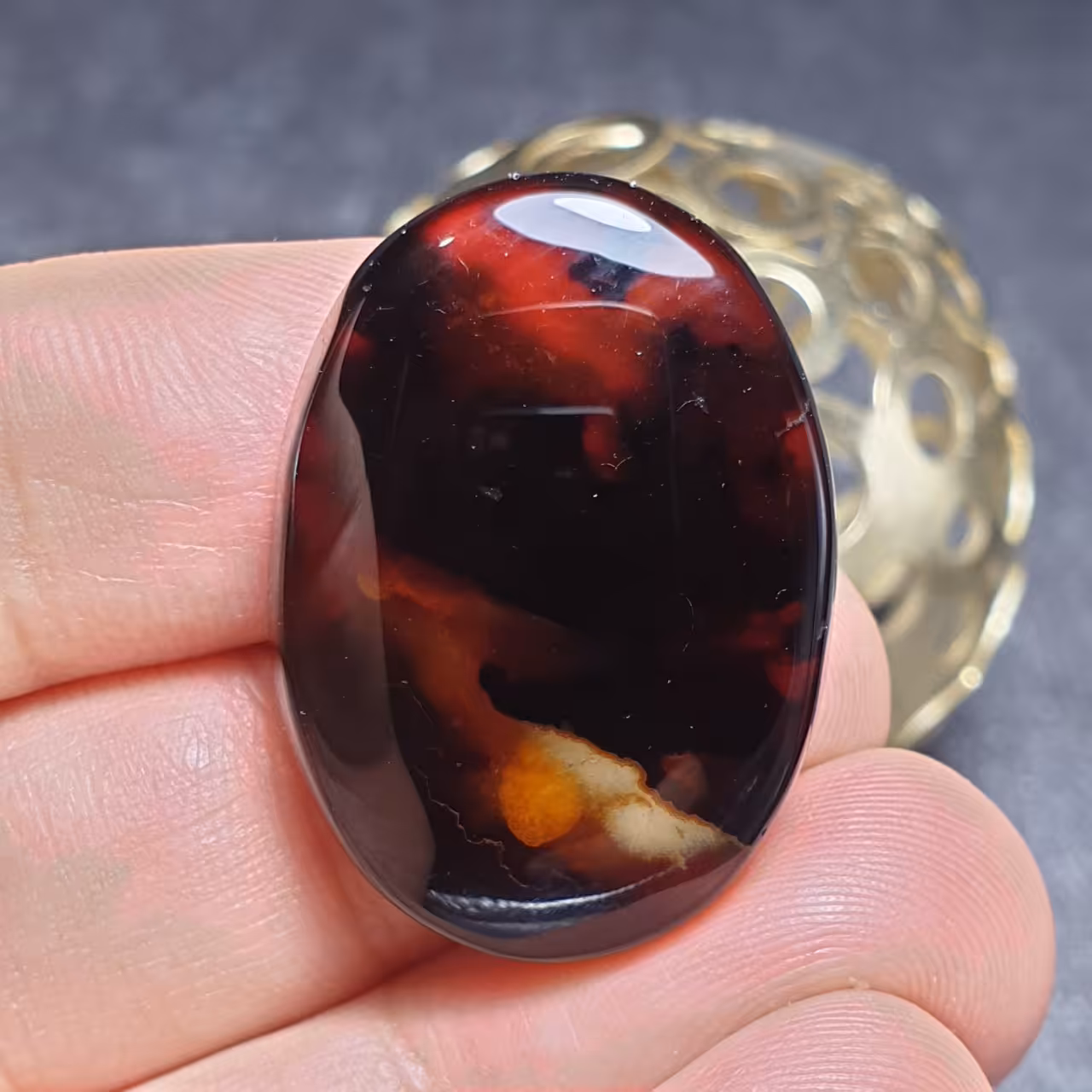 نگین زیبای سنگ عقیق شفت العبد خاص معدنی خراسانی
کد 28804
