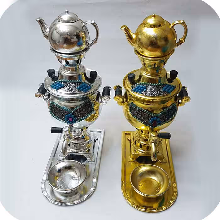 سماوری کوچک دکوری 20 سانتی یک عددی با ارسال رایگان