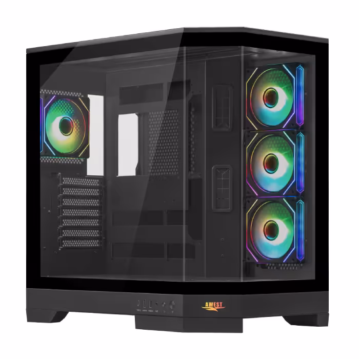 کیس گیمینگ مشکی اوست مدل GT-AQ1-MB