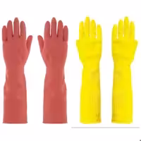 دستکش آشپزخانه ساق بلند مارک گیلان سایز متوسط(دستکش ظرفشویی و آشپزخانه )