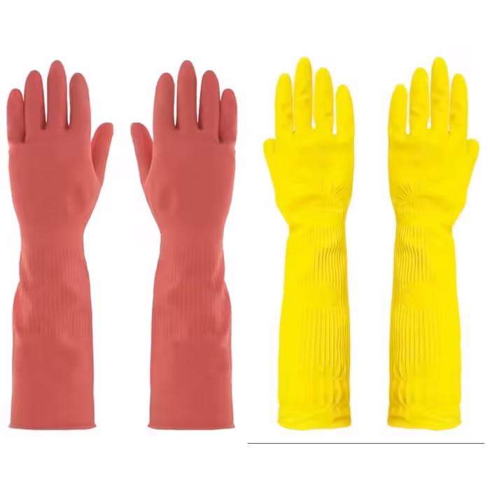 دستکش آشپزخانه ساق بلند مارک گیلان سایز متوسط(دستکش ظرفشویی و آشپزخانه )