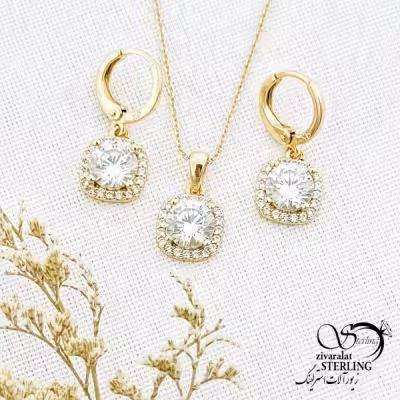 نیمست جواهری نگین سفید ژوپینگ کد 14451