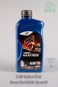 روغن و مکمل موتور MOTO4 MAXI TECH 10W 30 4T 1L سیکلت ELF Elf