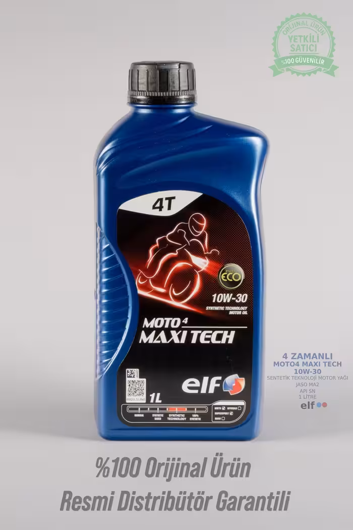 روغن و مکمل موتور MOTO4 MAXI TECH 10W 30 4T 1L سیکلت ELF Elf