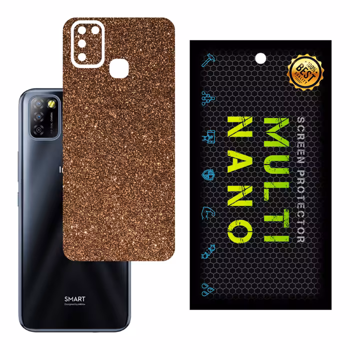 برچسب پوششی MultiNano مدل X-G1F-Bronze برای پشت موبایل اینفینیکس Smart 5