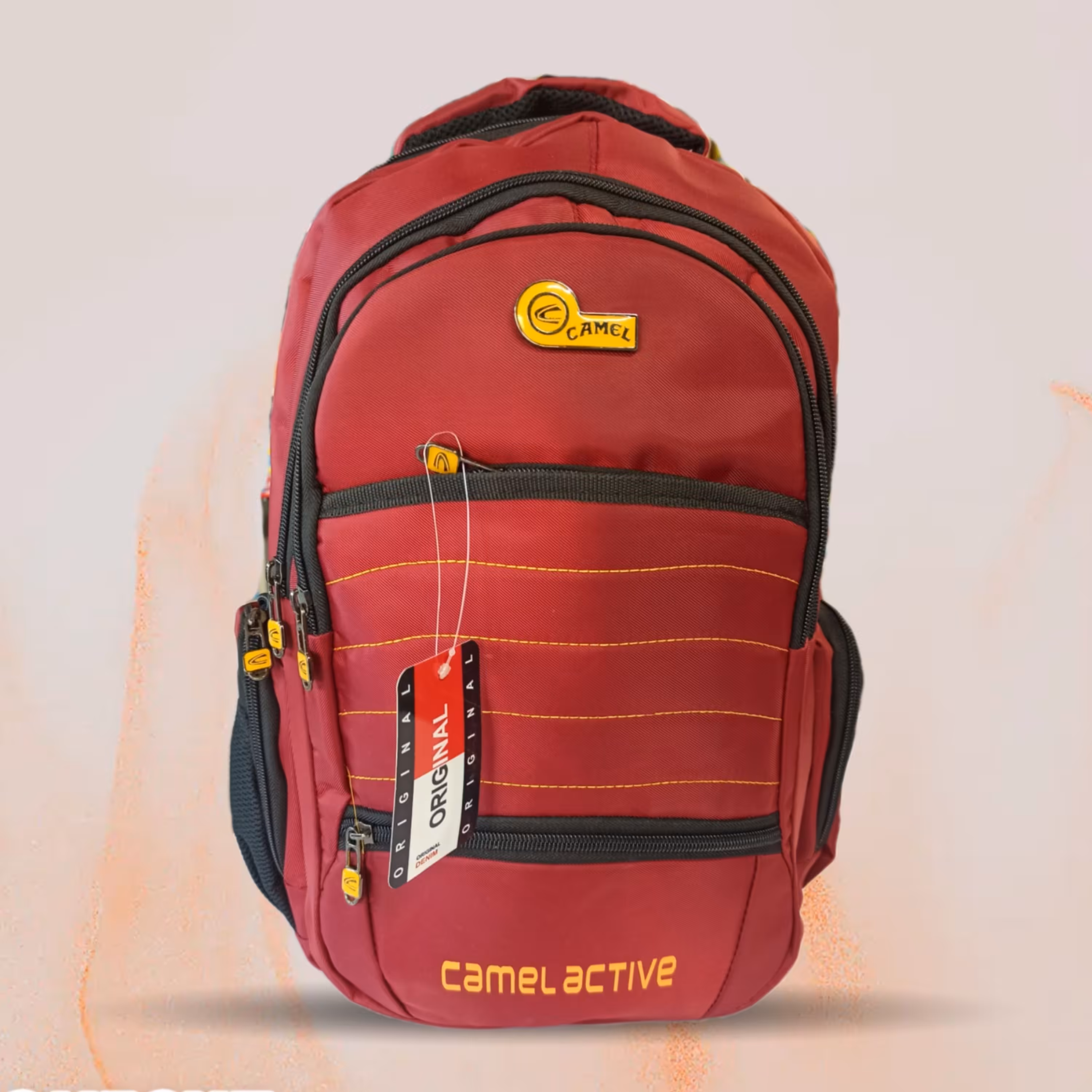 کیف و کوله پشتی کمل هندزفری دار مناسب دانش اموزان راهنمایی و دبیرستان و کوهنوردان 