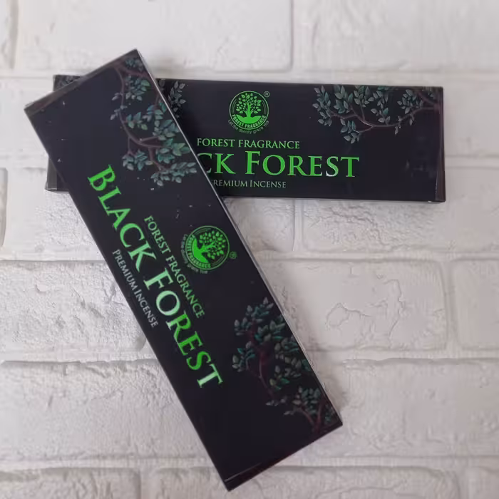 عود دستساز بلک فارست محصول هندبرند فارست رایحه صابونی و کمی خنک وزن 50گرم