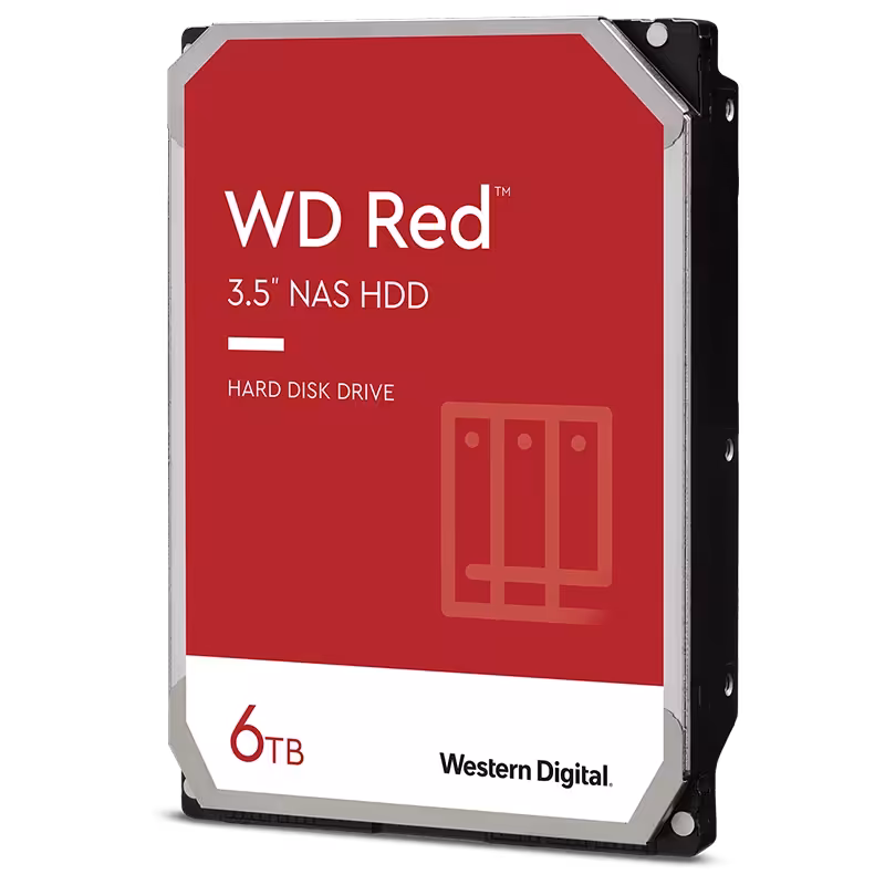 هارد اینترنال وسترن دیجیتال مدل Red با ظرفیت 6 ترابایت | آی تی هوم