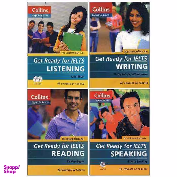 کتاب Get Ready for IELTS اثر جمعی از نویسندگان نشر ابداع 4 جلدی