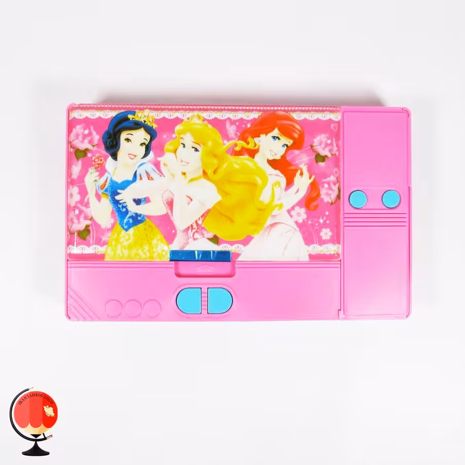 جامدادی دخترانه کتابی بزرگ آهنربایی طرح سفید برفی