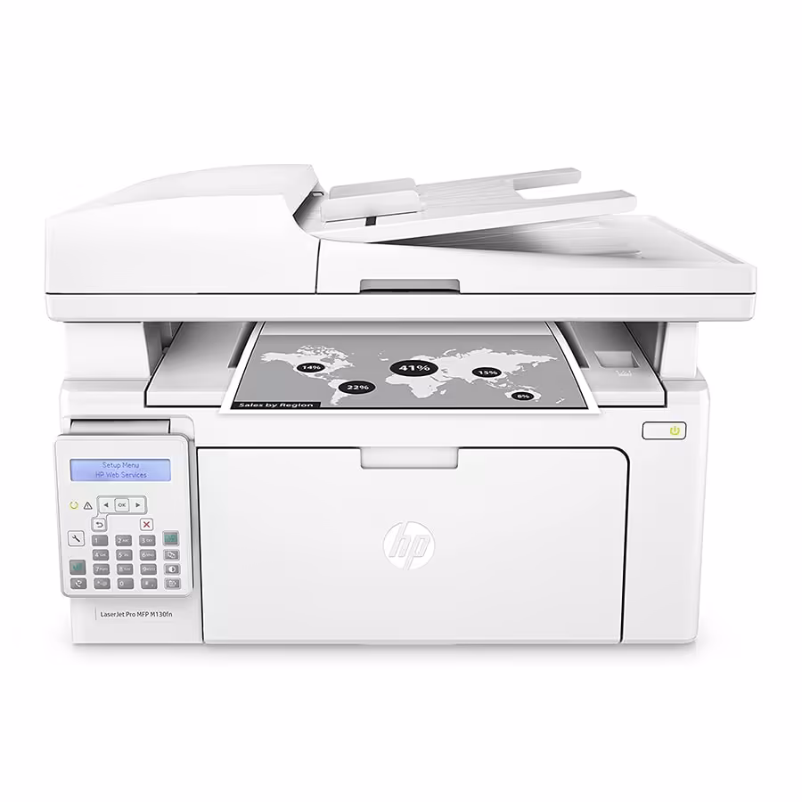 قیمت و خرید پرینتر سیاه و سفید 4 کاره لیزری اچ پی LaserJet Pro MFP M130fn | یاس ارتباط