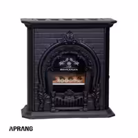 بخاری گازی بهکاران طرح شومینه مدل پرنس T-30000 ظرفیت 30000-مشکی