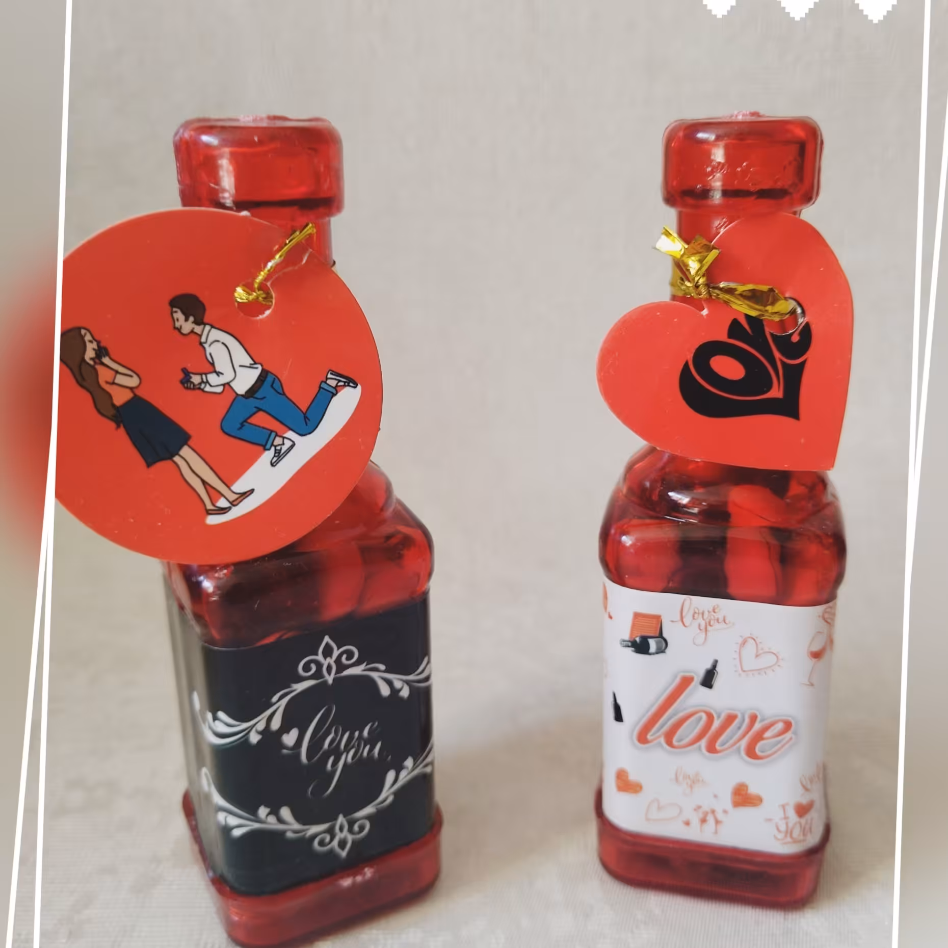 شکلات طرح بطری❤️ولنتاین❤️(قیمت برای یک عدد)