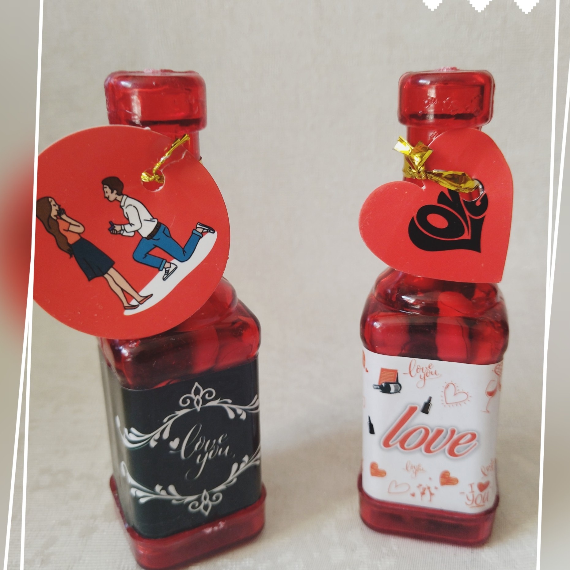 شکلات طرح بطری❤️ولنتاین❤️(قیمت برای یک عدد)