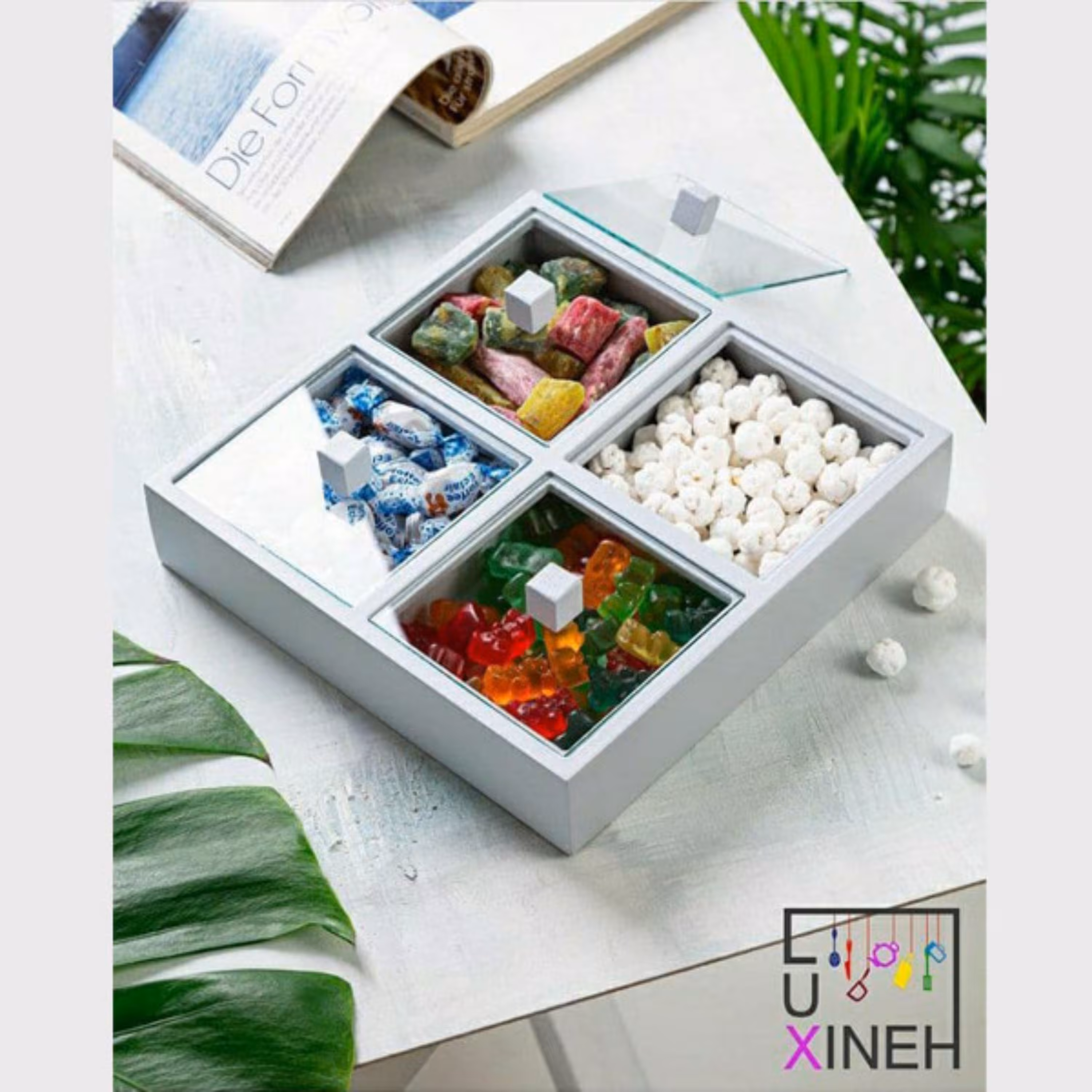 باکس پذیرایی یا اردو خوری مربع B2