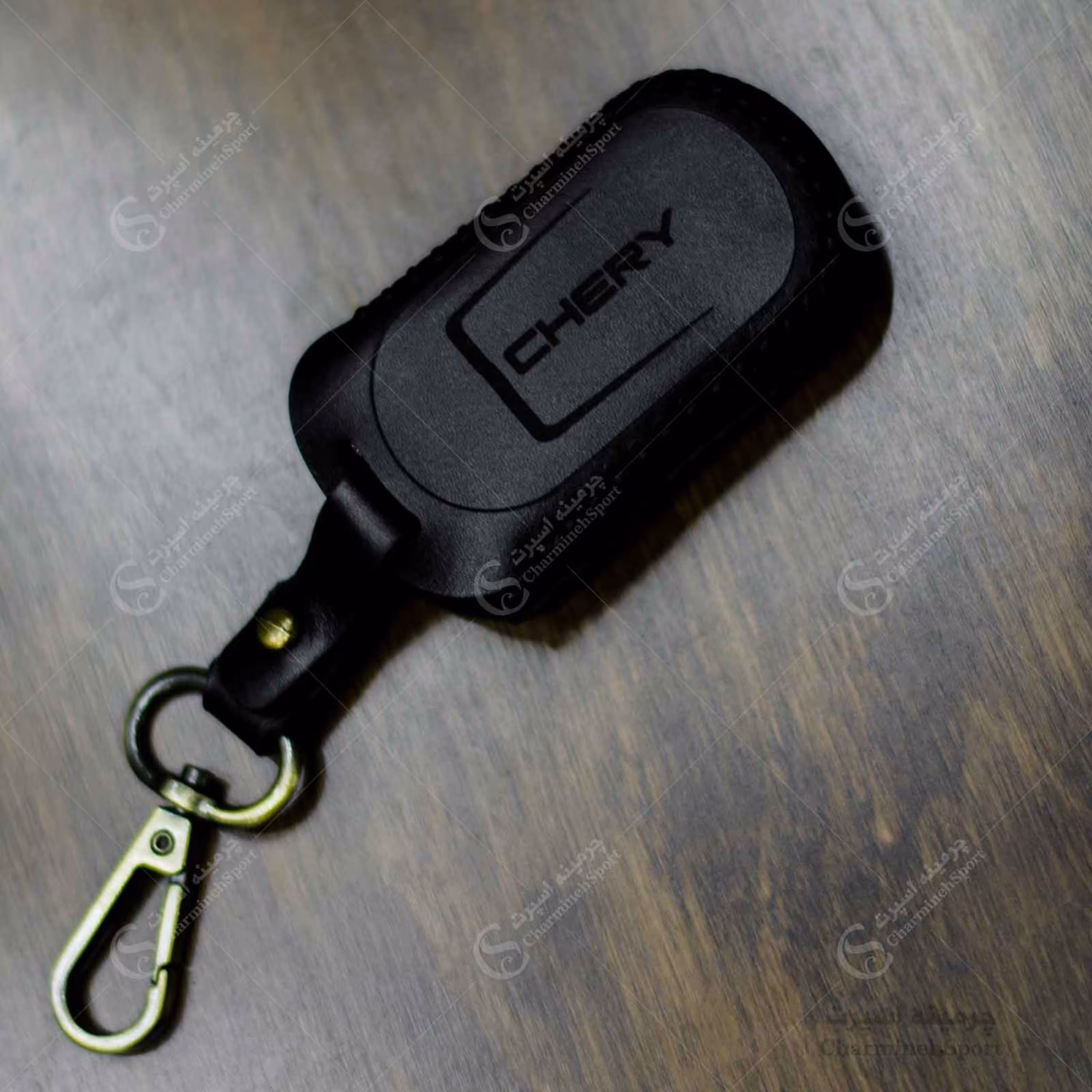 جاسوییچی چرم طبیعی گاوی مشکی مناسب چری تیگو و اریزو