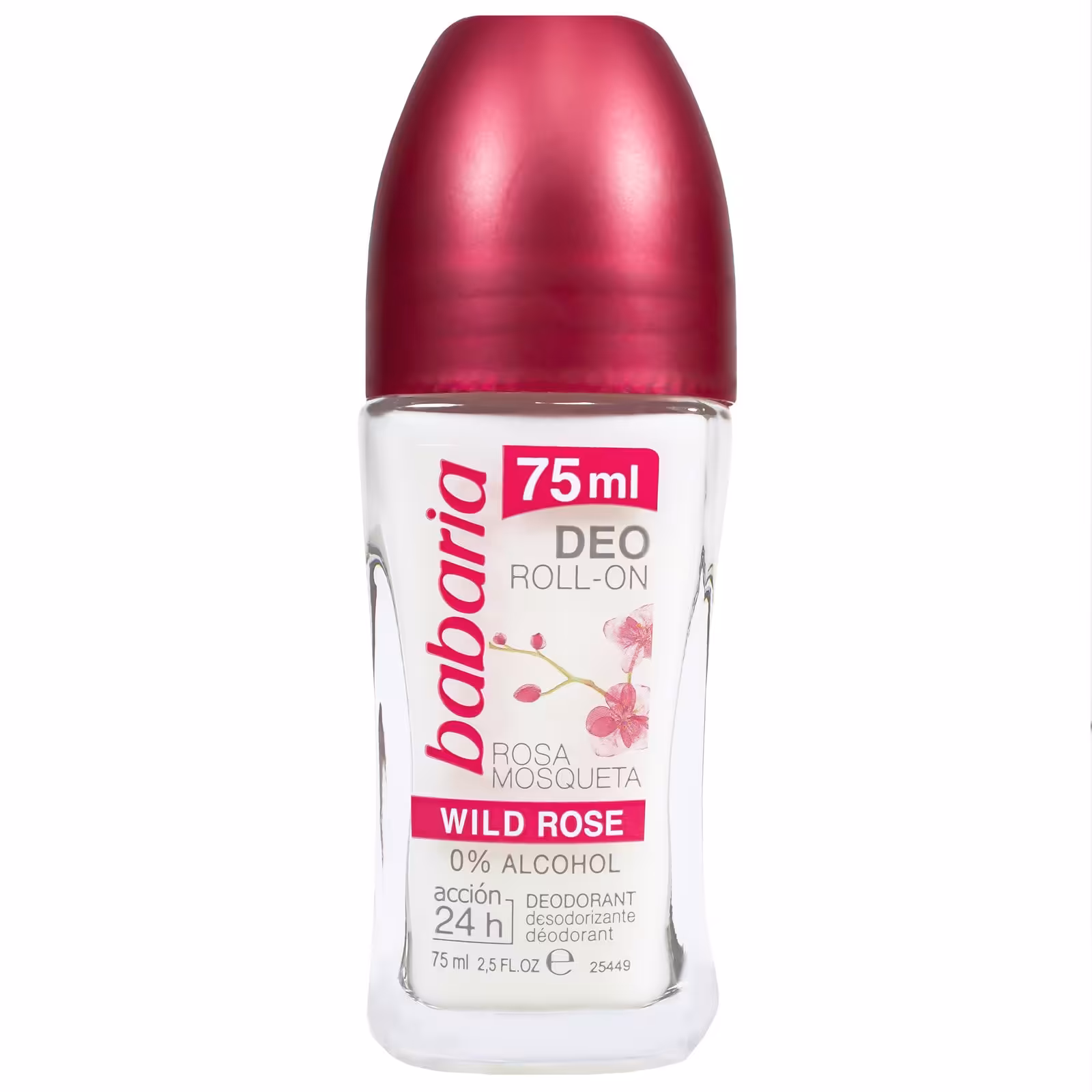مام رول زنانه باباریا مدل Wild Rose حجم 75 میلی لیتر