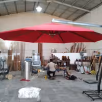 چتر سایبان پایه کنار هشت ضلعی قطر 4 متر