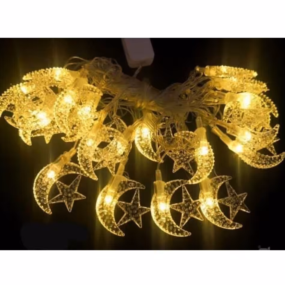 ریسه ماه وستاره 20لامپ

