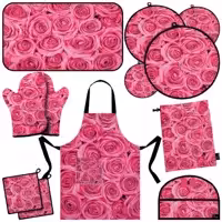 سرویس آشپزخانه 13 تکه کامل مخمل مخصوص جهیزیه مدل S1-1007 شرکت رنس