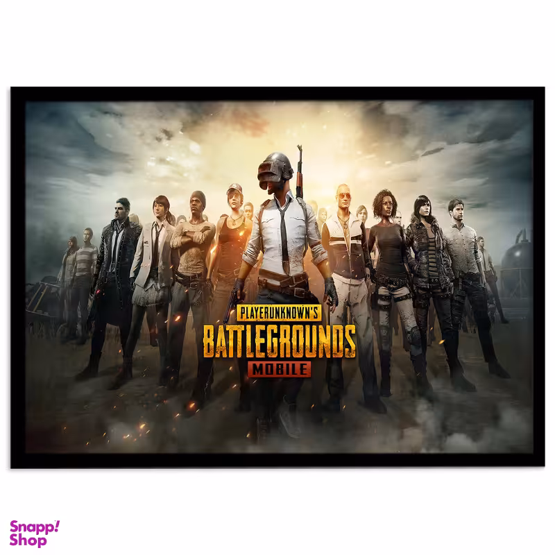 تابلو نوری بکلیت مدل طرح بازی گیم نت Battlegrounds مدل چراغدار B-s1378