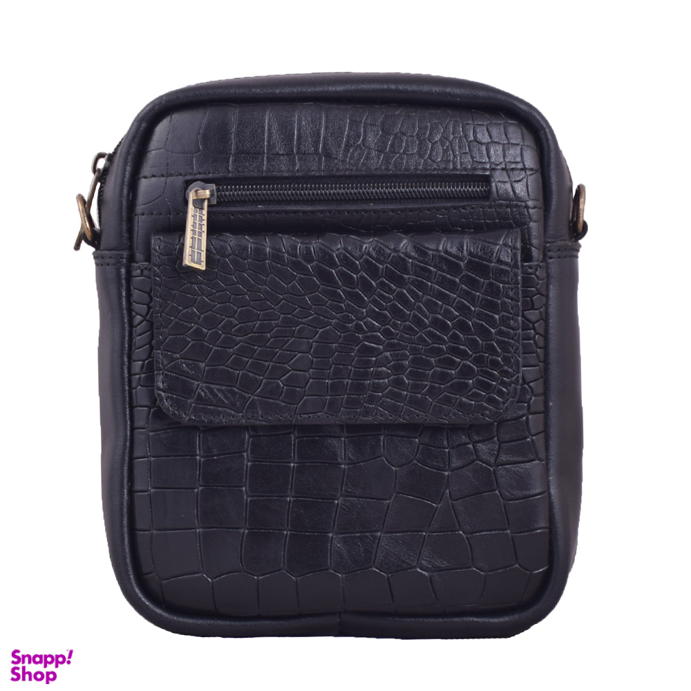 کیف رودوشی چرم طبیعی طرح لزار تمساحی کد 0787