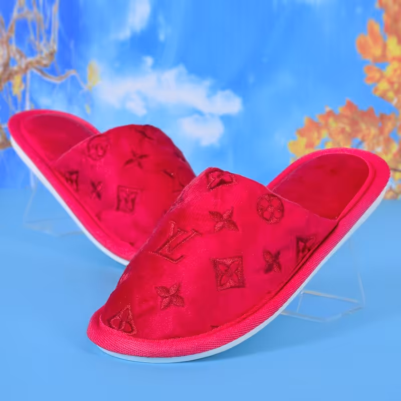 دمپایی حوله ای زنانه نیکتا 2190 قرمز