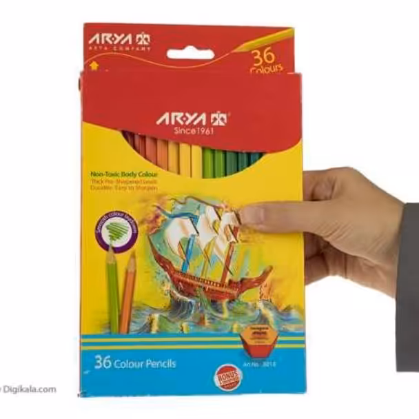 مدادرنگی 36 رنگ آریا